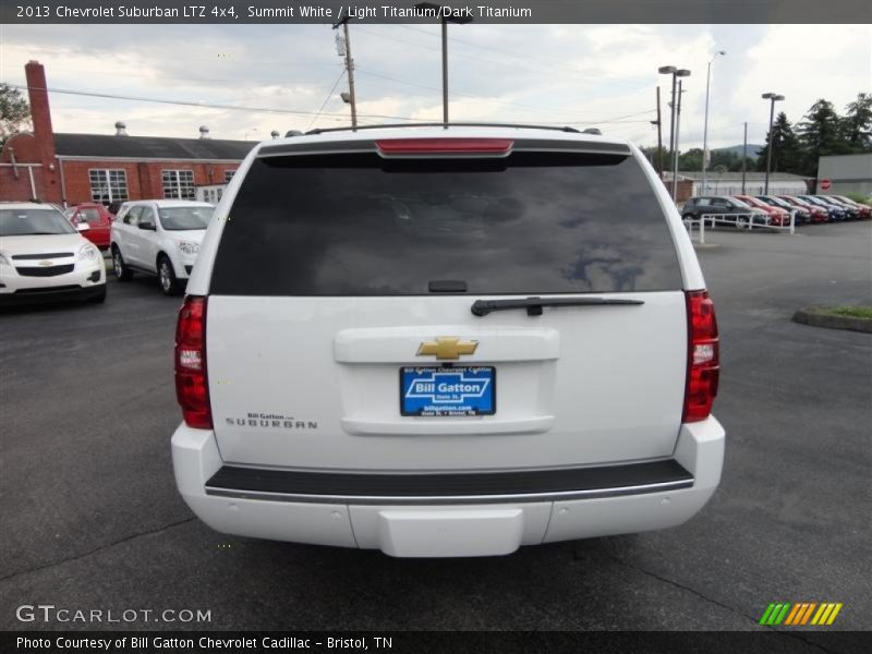 Summit White / Light Titanium/Dark Titanium 2013 Chevrolet Suburban LTZ 4x4