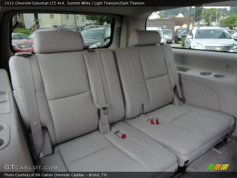 Summit White / Light Titanium/Dark Titanium 2013 Chevrolet Suburban LTZ 4x4