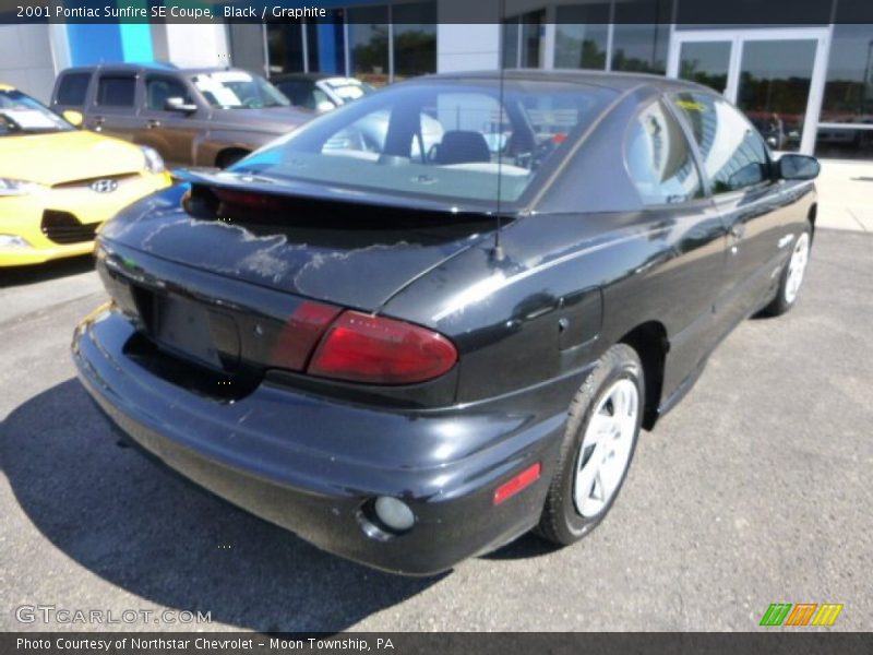 Black / Graphite 2001 Pontiac Sunfire SE Coupe