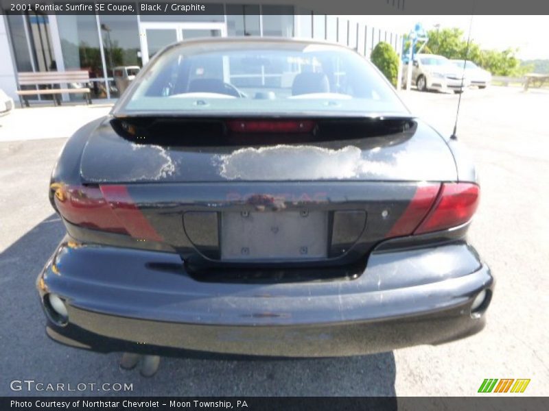 Black / Graphite 2001 Pontiac Sunfire SE Coupe