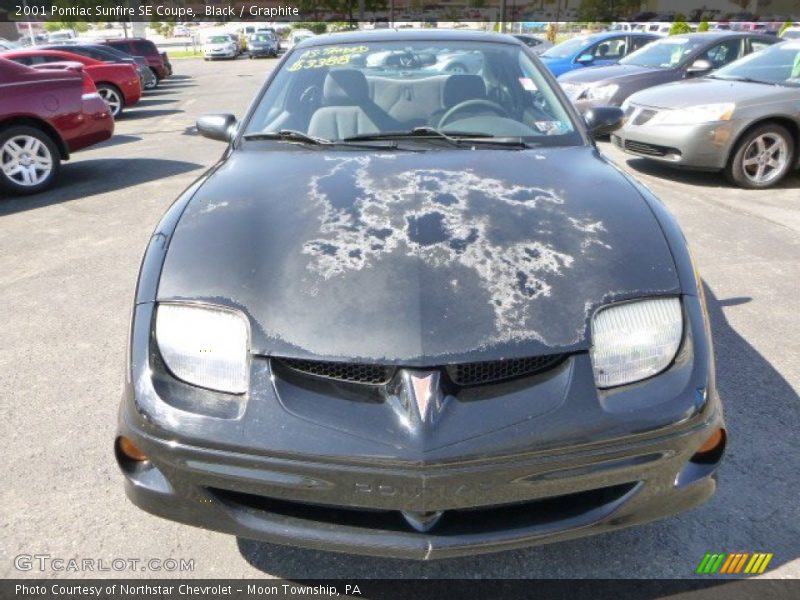 Black / Graphite 2001 Pontiac Sunfire SE Coupe