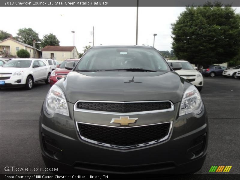Steel Green Metallic / Jet Black 2013 Chevrolet Equinox LT