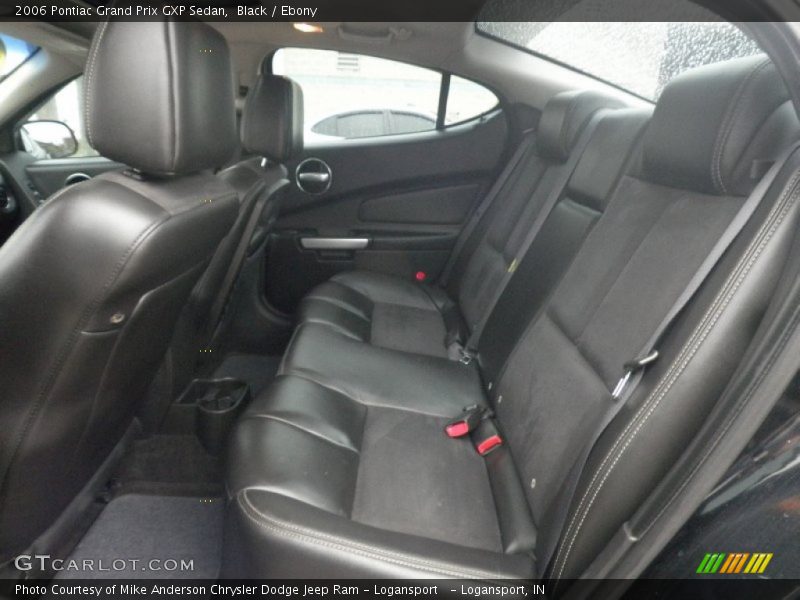 Rear Seat of 2006 Grand Prix GXP Sedan