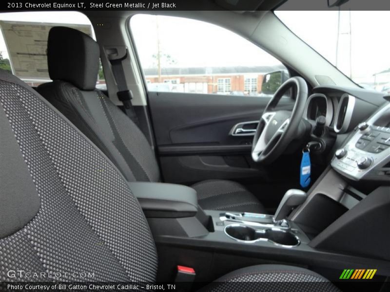 Steel Green Metallic / Jet Black 2013 Chevrolet Equinox LT