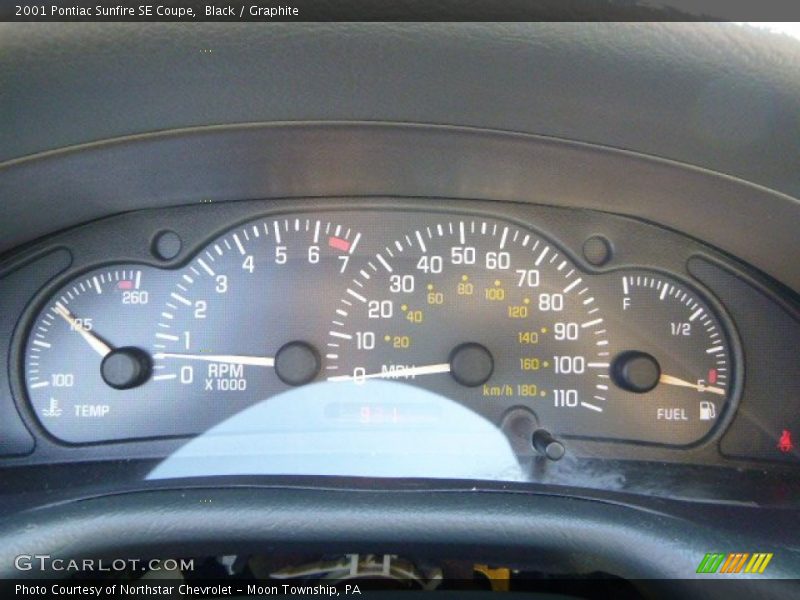 Black / Graphite 2001 Pontiac Sunfire SE Coupe