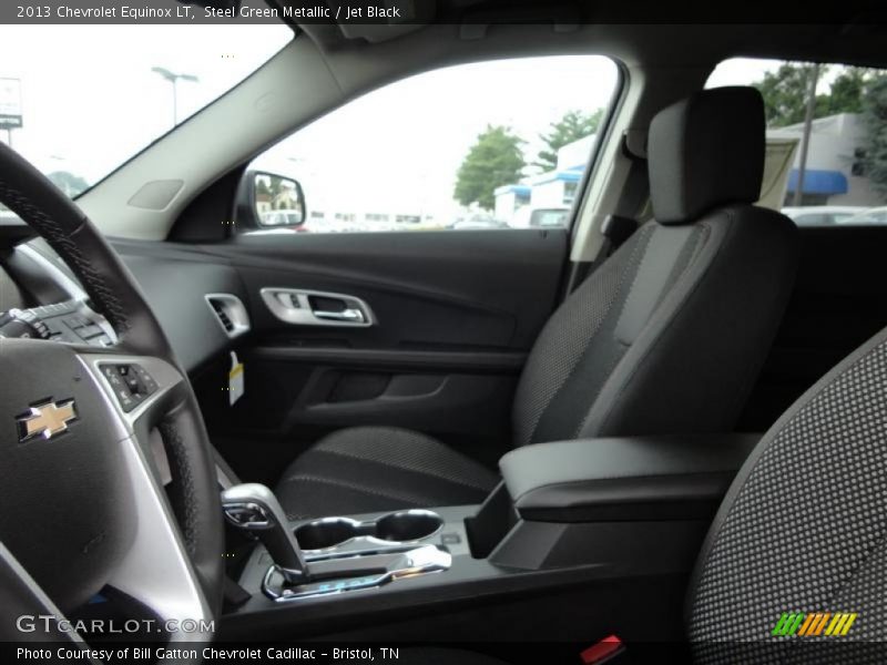 Steel Green Metallic / Jet Black 2013 Chevrolet Equinox LT