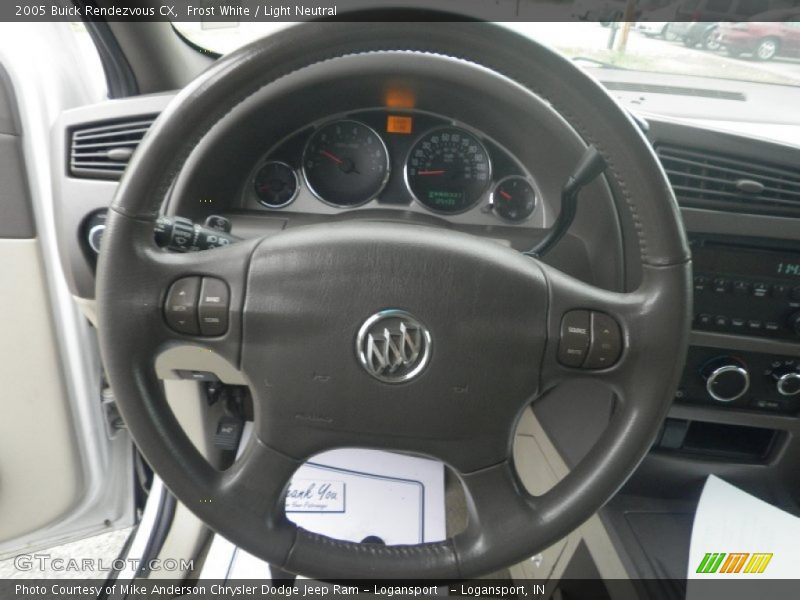 Frost White / Light Neutral 2005 Buick Rendezvous CX