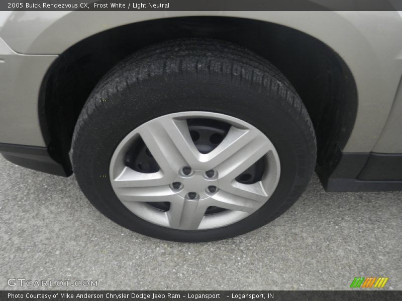Frost White / Light Neutral 2005 Buick Rendezvous CX