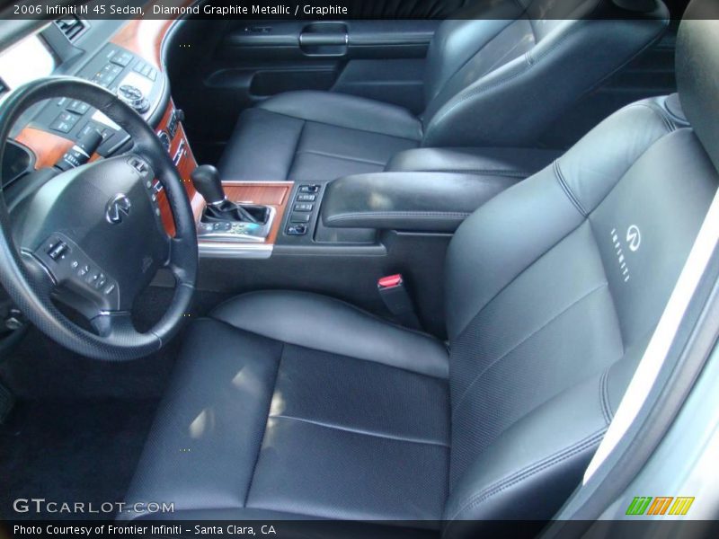 Diamond Graphite Metallic / Graphite 2006 Infiniti M 45 Sedan