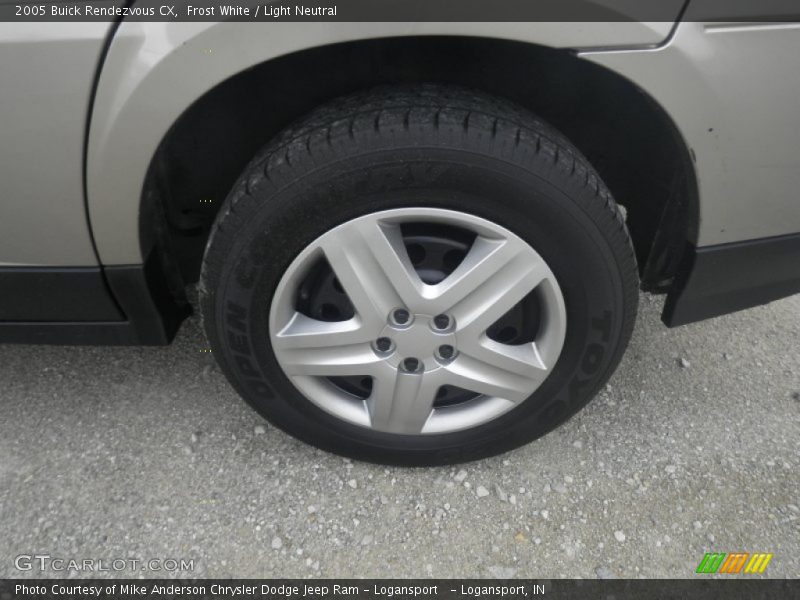 Frost White / Light Neutral 2005 Buick Rendezvous CX