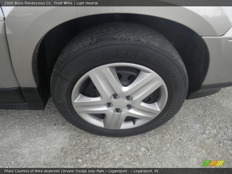Frost White / Light Neutral 2005 Buick Rendezvous CX
