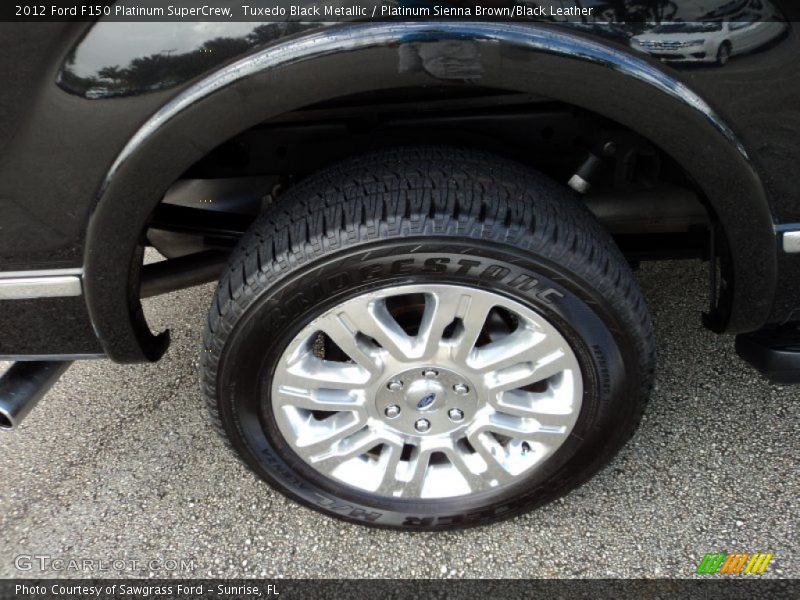 Tuxedo Black Metallic / Platinum Sienna Brown/Black Leather 2012 Ford F150 Platinum SuperCrew