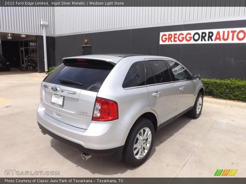 Ingot Silver Metallic / Medium Light Stone 2013 Ford Edge Limited