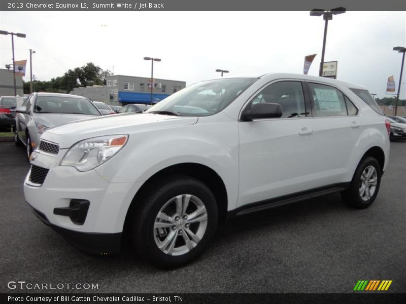 Summit White / Jet Black 2013 Chevrolet Equinox LS