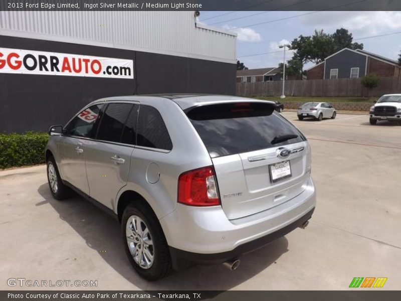 Ingot Silver Metallic / Medium Light Stone 2013 Ford Edge Limited