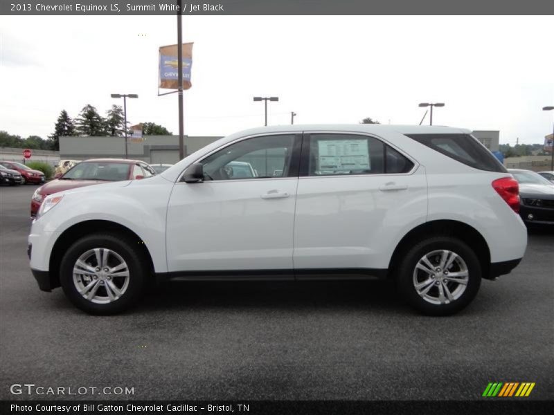 Summit White / Jet Black 2013 Chevrolet Equinox LS
