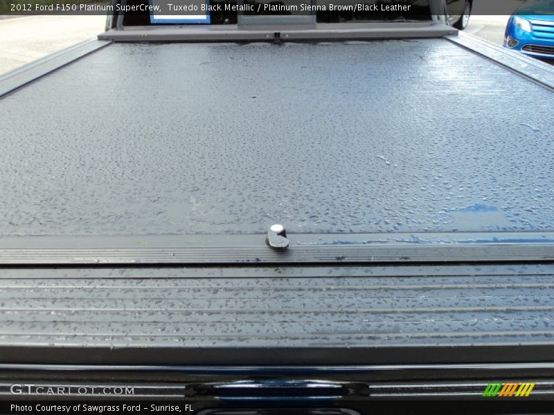 Tuxedo Black Metallic / Platinum Sienna Brown/Black Leather 2012 Ford F150 Platinum SuperCrew