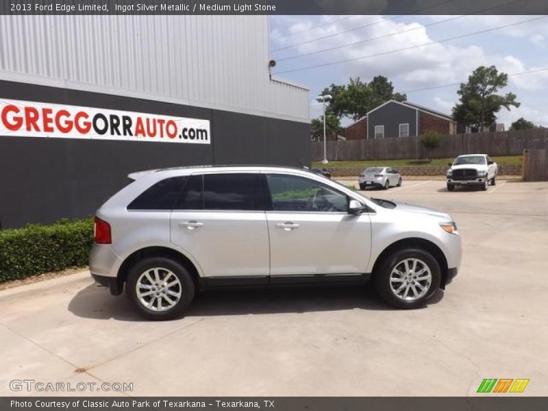 Ingot Silver Metallic / Medium Light Stone 2013 Ford Edge Limited