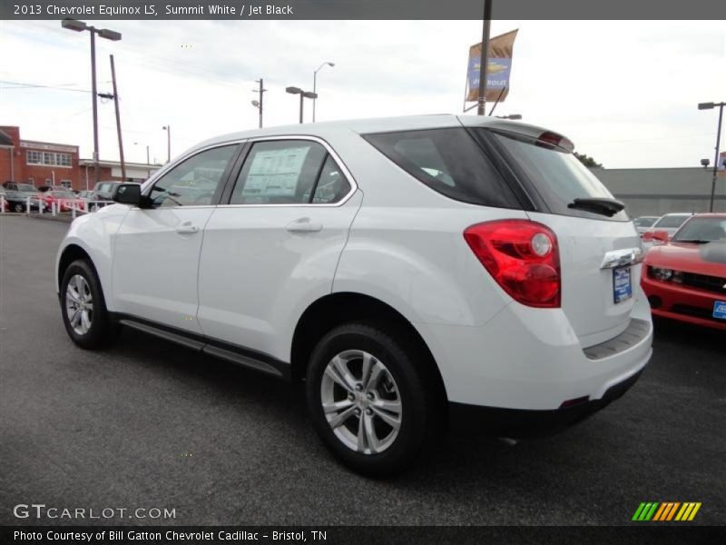Summit White / Jet Black 2013 Chevrolet Equinox LS
