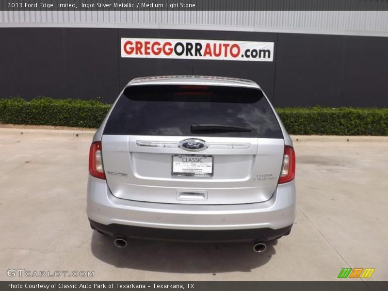 Ingot Silver Metallic / Medium Light Stone 2013 Ford Edge Limited