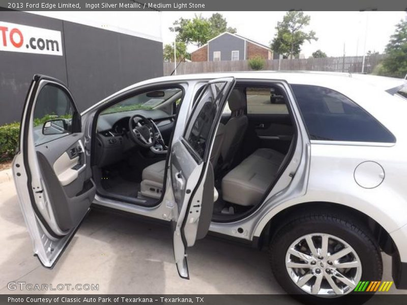 Ingot Silver Metallic / Medium Light Stone 2013 Ford Edge Limited