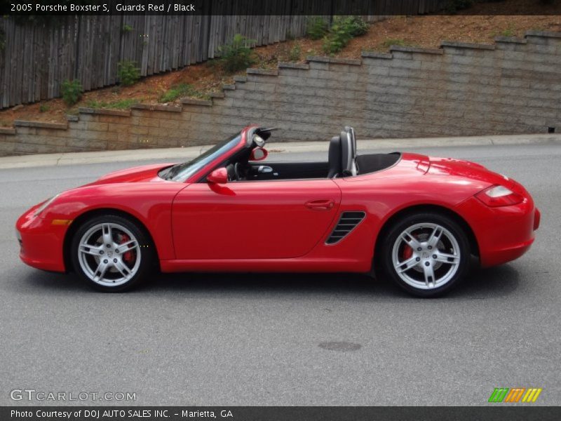  2005 Boxster S Guards Red