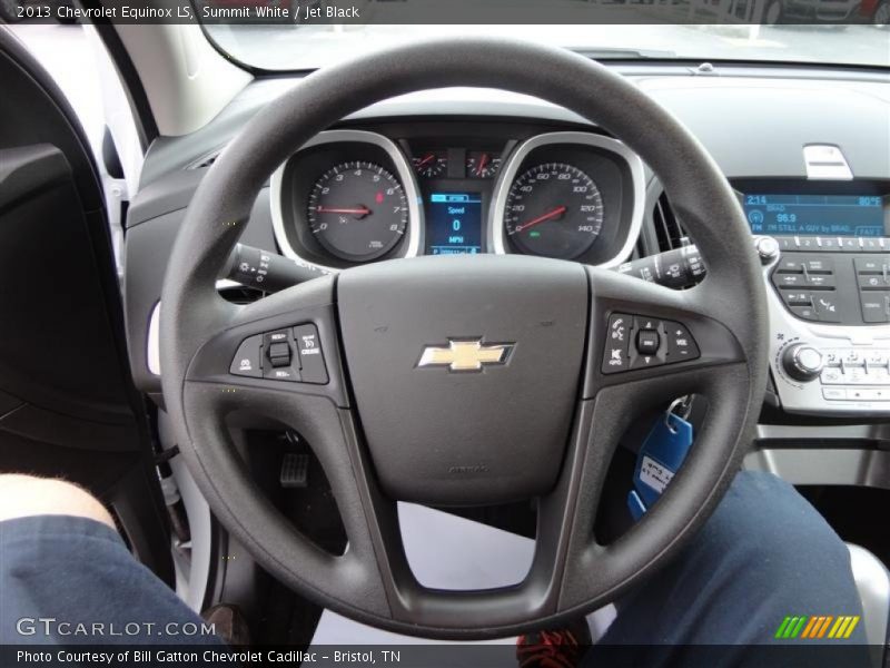 Summit White / Jet Black 2013 Chevrolet Equinox LS