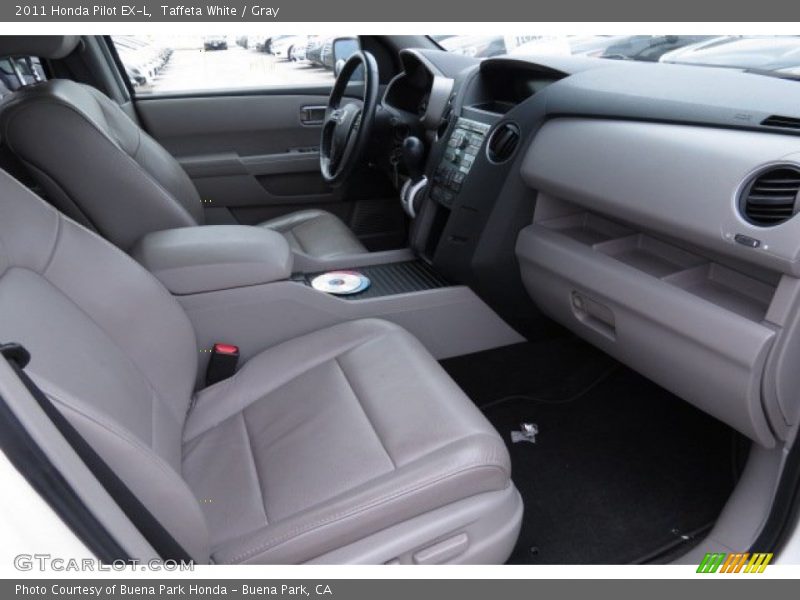 Taffeta White / Gray 2011 Honda Pilot EX-L