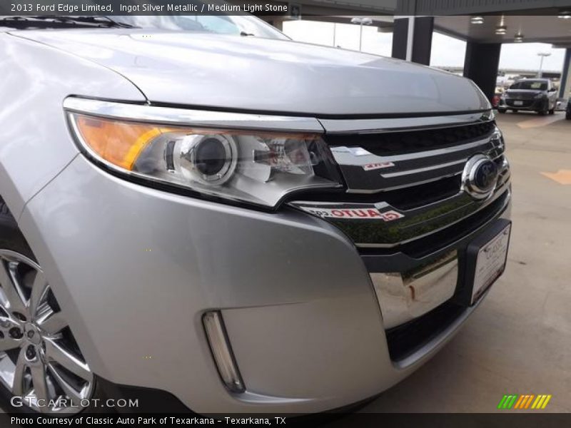 Ingot Silver Metallic / Medium Light Stone 2013 Ford Edge Limited