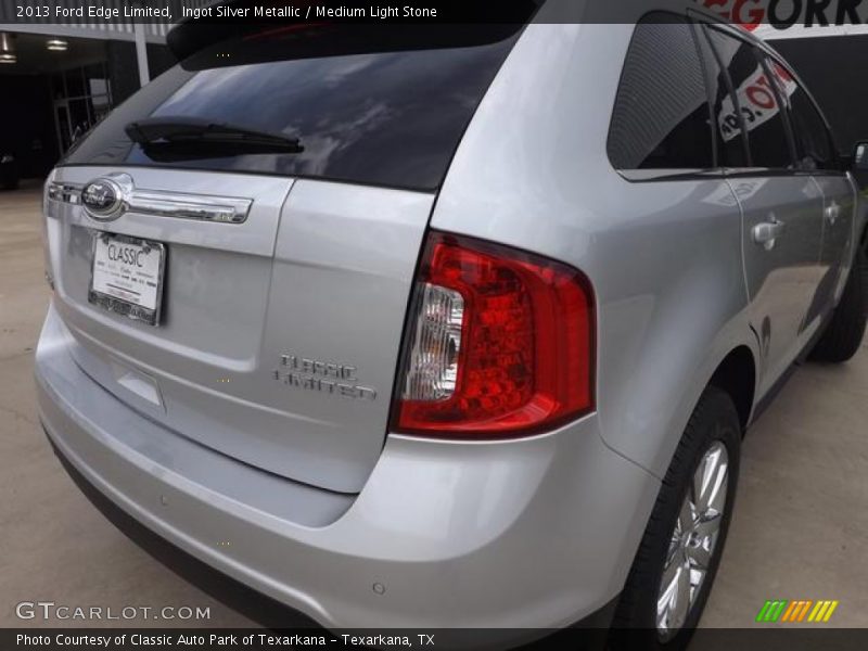Ingot Silver Metallic / Medium Light Stone 2013 Ford Edge Limited