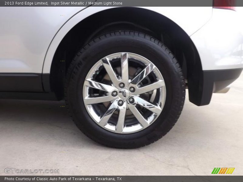Ingot Silver Metallic / Medium Light Stone 2013 Ford Edge Limited