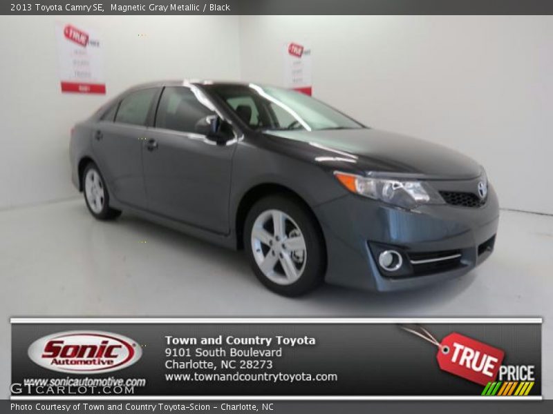Magnetic Gray Metallic / Black 2013 Toyota Camry SE