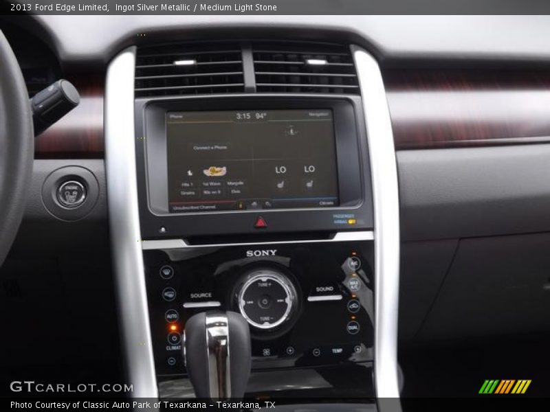 Ingot Silver Metallic / Medium Light Stone 2013 Ford Edge Limited