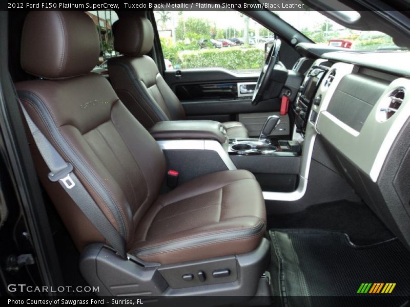 Front Seat of 2012 F150 Platinum SuperCrew