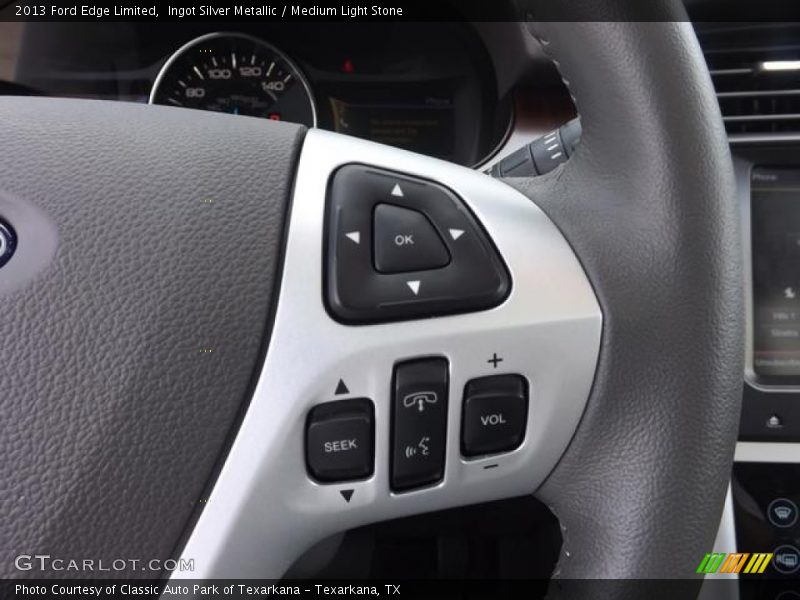 Ingot Silver Metallic / Medium Light Stone 2013 Ford Edge Limited