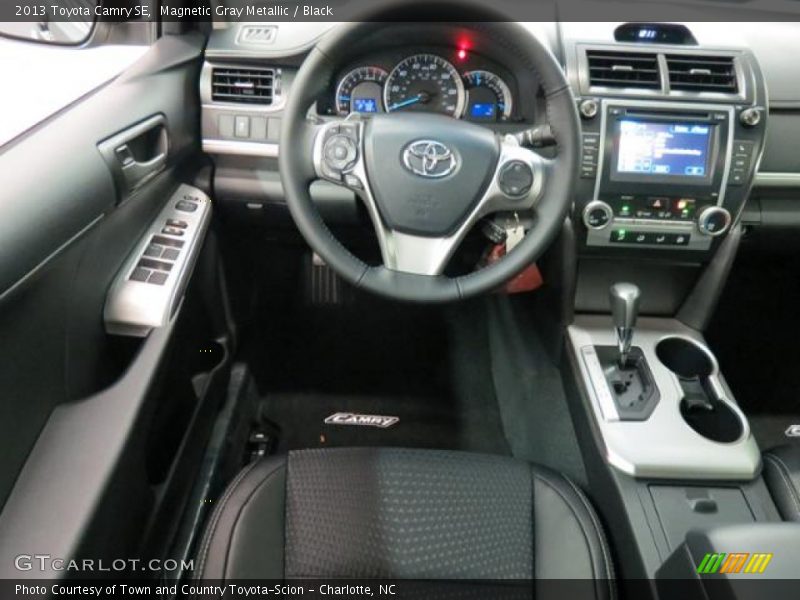 Magnetic Gray Metallic / Black 2013 Toyota Camry SE
