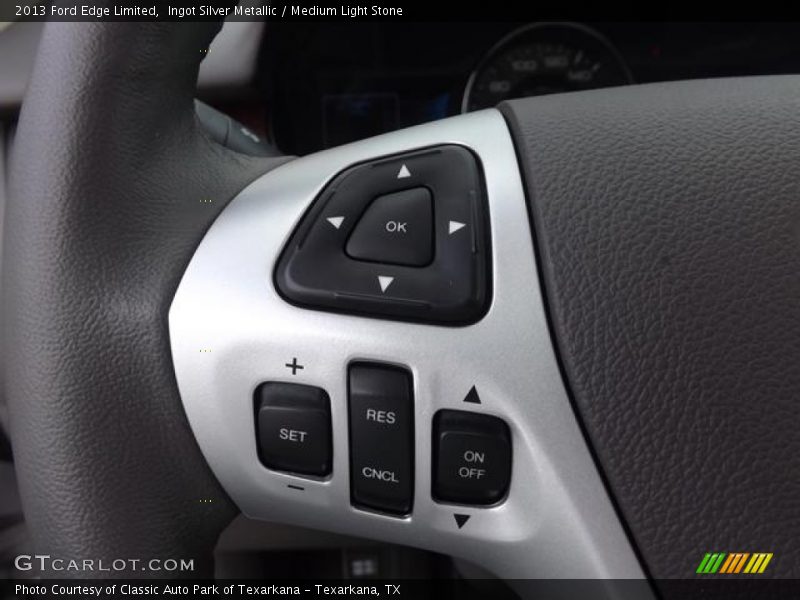 Ingot Silver Metallic / Medium Light Stone 2013 Ford Edge Limited