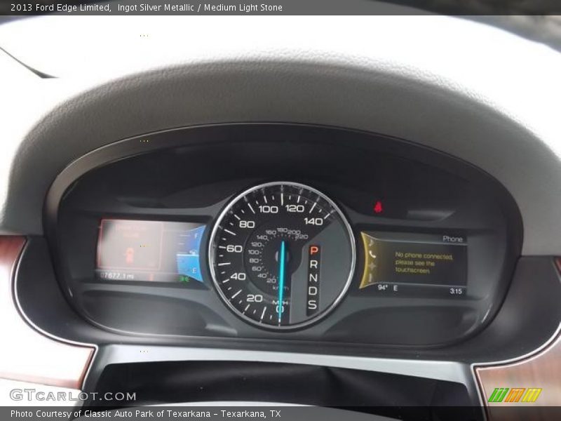 Ingot Silver Metallic / Medium Light Stone 2013 Ford Edge Limited