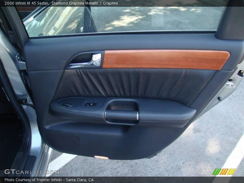 Diamond Graphite Metallic / Graphite 2006 Infiniti M 45 Sedan