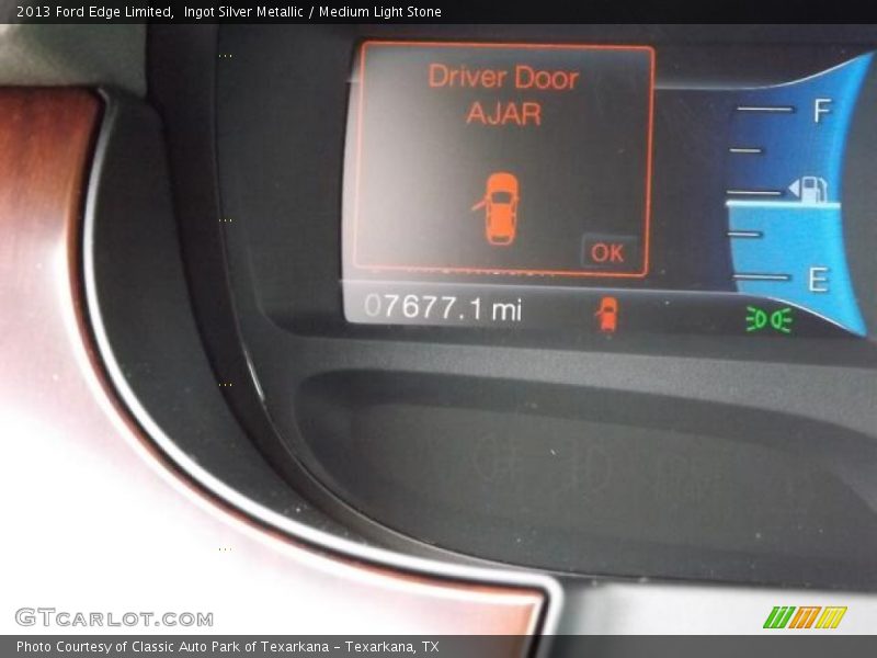 Ingot Silver Metallic / Medium Light Stone 2013 Ford Edge Limited