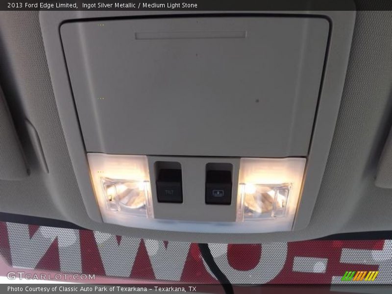 Ingot Silver Metallic / Medium Light Stone 2013 Ford Edge Limited
