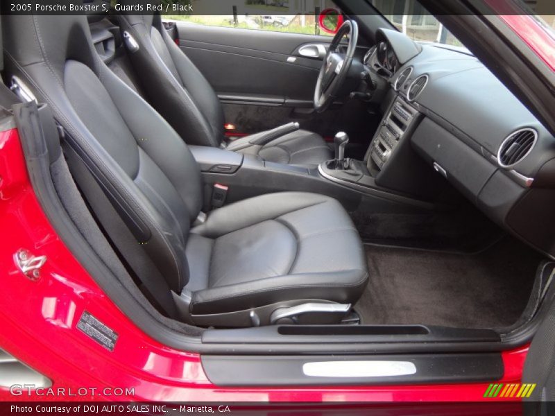 Front Seat of 2005 Boxster S