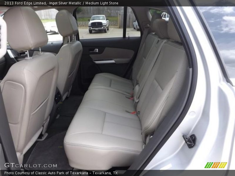 Ingot Silver Metallic / Medium Light Stone 2013 Ford Edge Limited