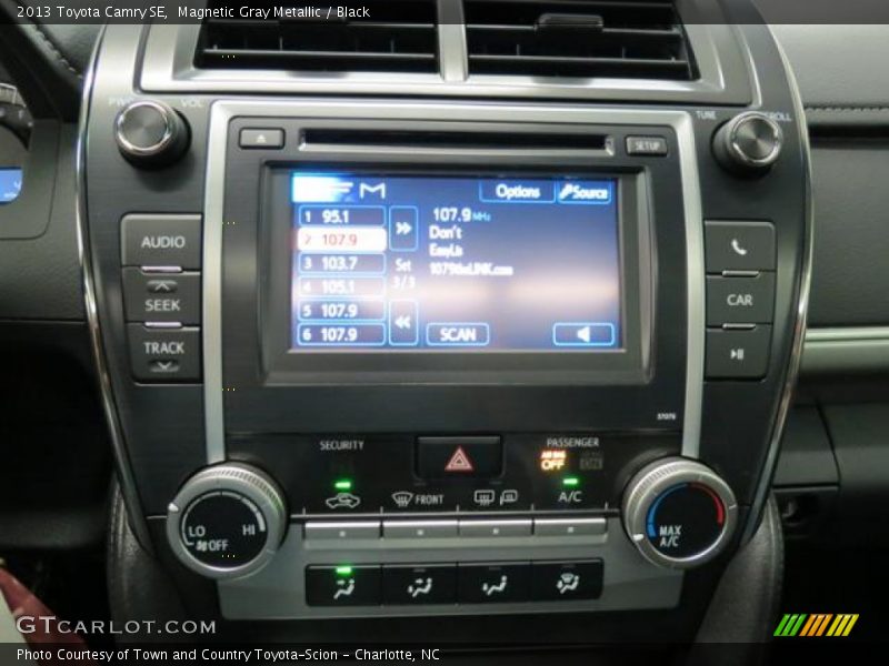 Magnetic Gray Metallic / Black 2013 Toyota Camry SE