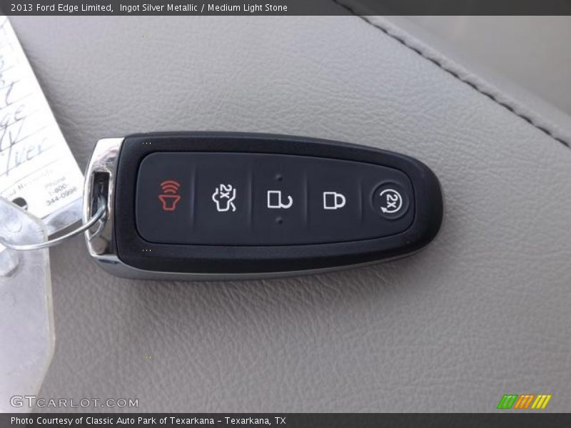 Ingot Silver Metallic / Medium Light Stone 2013 Ford Edge Limited
