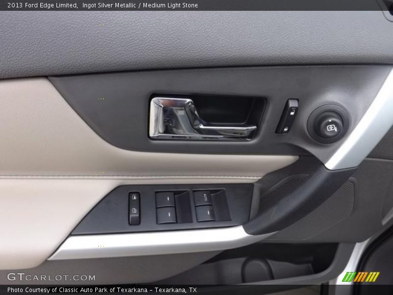 Ingot Silver Metallic / Medium Light Stone 2013 Ford Edge Limited