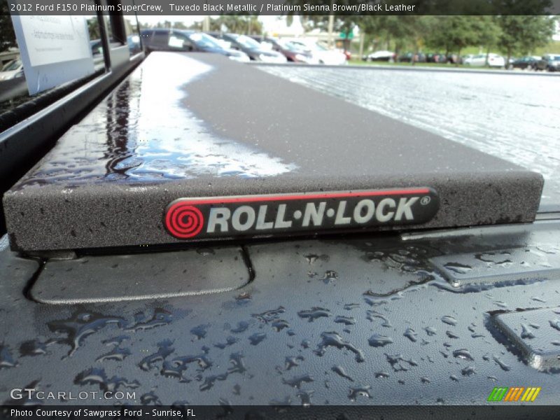 Tuxedo Black Metallic / Platinum Sienna Brown/Black Leather 2012 Ford F150 Platinum SuperCrew