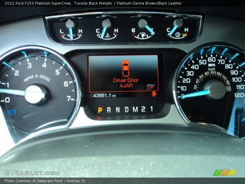  2012 F150 Platinum SuperCrew Platinum SuperCrew Gauges