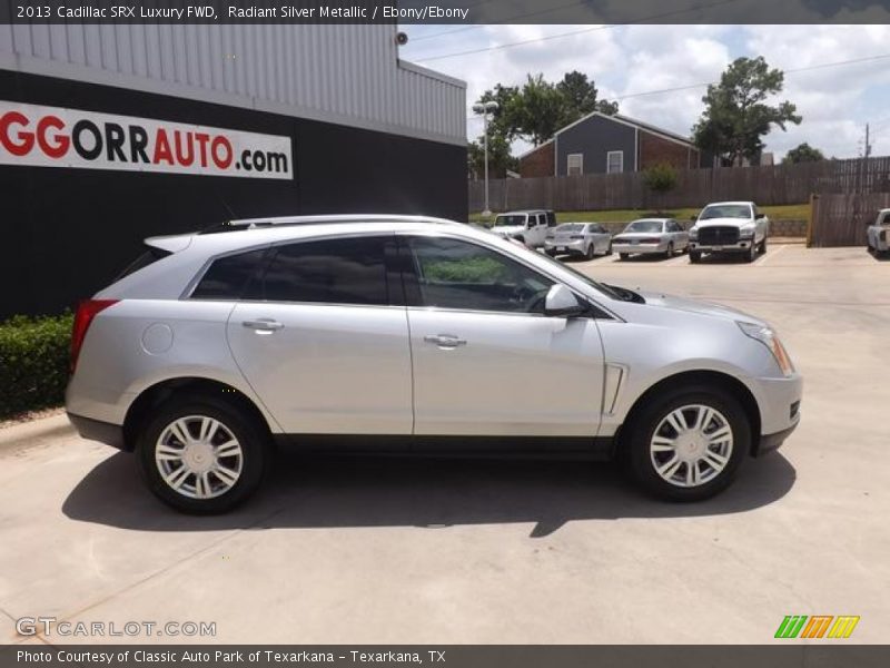 Radiant Silver Metallic / Ebony/Ebony 2013 Cadillac SRX Luxury FWD