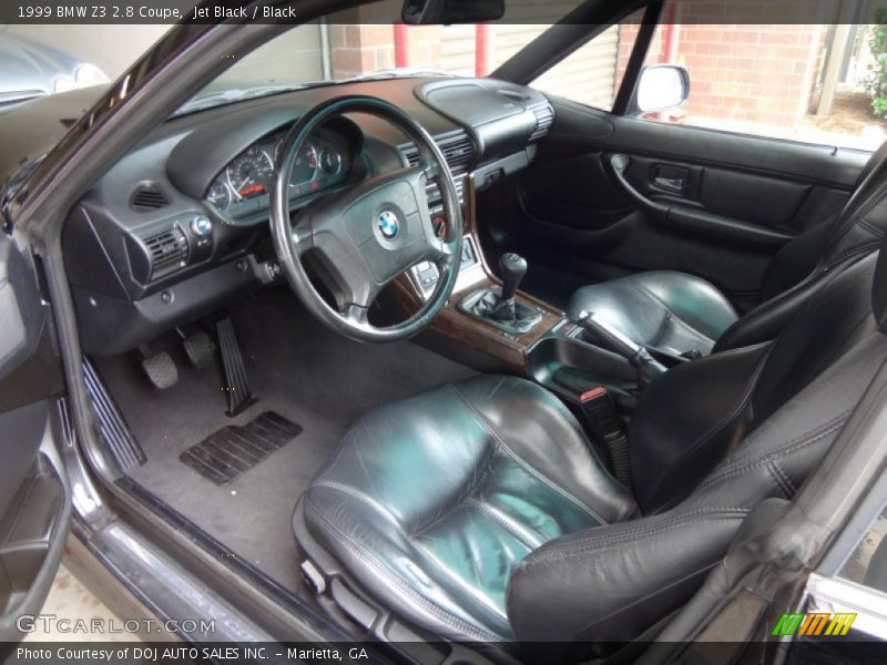 Black Interior - 1999 Z3 2.8 Coupe 